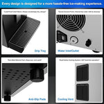 Load image into Gallery viewer, Nugget Ice Makers Countertop Soft Chewable Pellet Ice Machine with Auto-Cleaning Function, Ice/Water/Ice-Water Mix Mode, 68Lbs/24H Portable Countertop Ice Makers for Home Party RV Camping