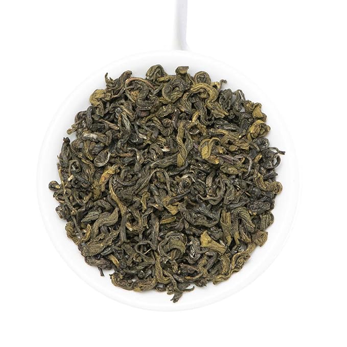 VAHDAM, Earl Grey Citrus Green Tea Loose Leaf (50+ Cups, 3.5 oz) Loose Leaf Earl Grey Green Tea With Pure Bergamot Oil | High Elevation Grown | Vacuum Sealed for Freshness