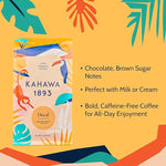 Load image into Gallery viewer, Kahawa 1893 Ground Coffee Medium Roast Decaf Blend 12 Oz - As Seen on Shark Tank, Naturally Sweet, Organically Grown, Ethically &amp; Sustainably Sourced