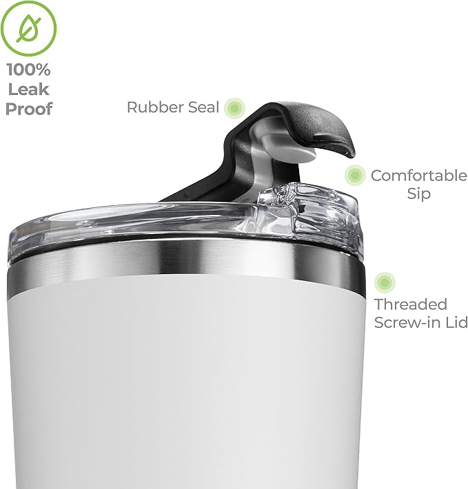 SipX™ Triple-Insulated Tumblers - 22oz. Premium Modern Tumbler With Lid, insulated Cup Keeps Hot For 6 Hours, Stainless Steel Tumbler Made Of Sustainable Material, Coffee Travel Mug For Home & Office