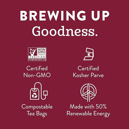 Stash Tea Ginger Fire Chai Herbal Tea - Caffeinated, Non-GMO Project Verified Premium Tea with No Artificial Ingredients, 100 Count (BULK PACKAGING)