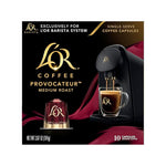 Load image into Gallery viewer, L'OR Coffee Pods, 10 Count Provocateur Medium Roast Blend, Single-Serve Aluminum Coffee Capsules Compatible with the L'OR BARISTA System &amp; *Nespresso Original Machines, 10 count (Pack of 1)
