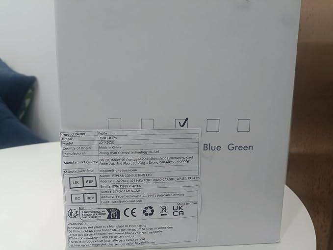 Electric Tea Kettle for Boiling Water, Wide Open Lid Stainless Steel Water Boiler, 1500W/1.7L for Coffee/Tea Brewing, Auto Shut Off & Boil Dry Protection, Cordless Swivel Base & LED Indicator, Green