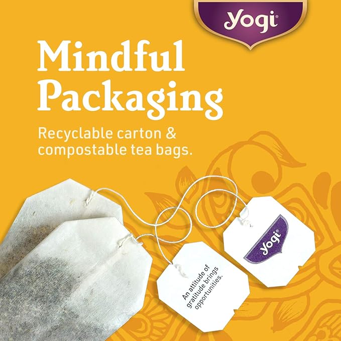 Yogi Tea Pure Green Tea - 16 Bags per Pack (6 Packs) - Organic - Supports Overall Health & Provides Antioxidants