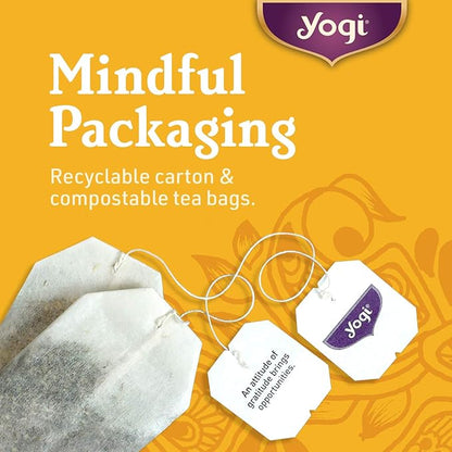 Yogi Tea Pure Green Tea - 16 Bags per Pack (6 Packs) - Organic - Supports Overall Health & Provides Antioxidants