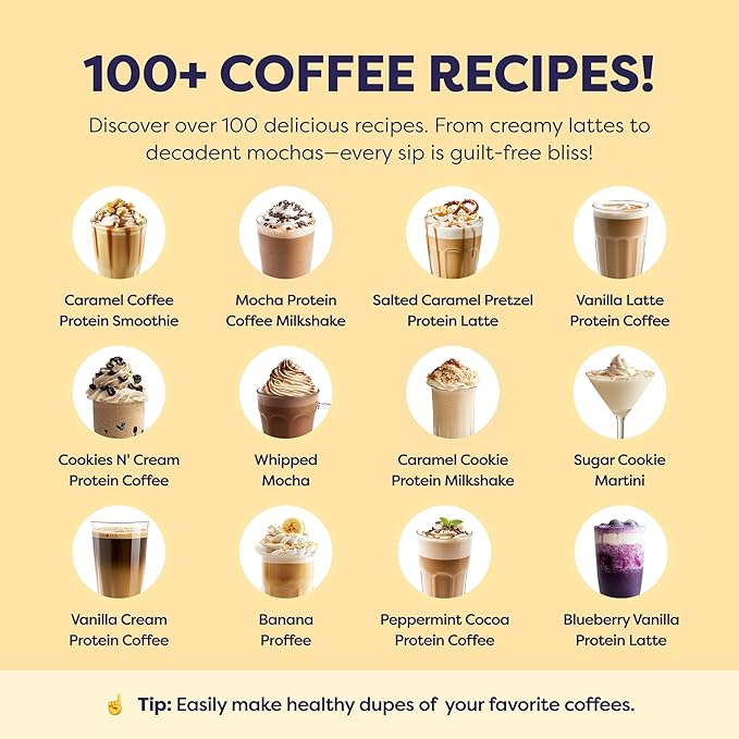 Tiramisu Protein Iced Coffee - Premium Whey Protein & Instant Iced Coffees - 100% Natural Cold Brew- Zero Artificial Flavors & Sweeteners, 80 mg Caffeine Per Serving, No Added Sugar, 20 Servings