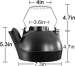 Load image into Gallery viewer, Fire Beauty Humidifying Iron Kettle，Stove Humidifier，Wood Stove Kettle，Cast Iron，Chrome handle