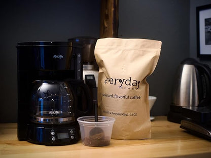 Everyday Beans, 100% Arabica Fresh Ground Coffee, Smooth Rich Flavor, Easy to Drink, Specialty Coffee, 32 Oz Bag, Medium Roast