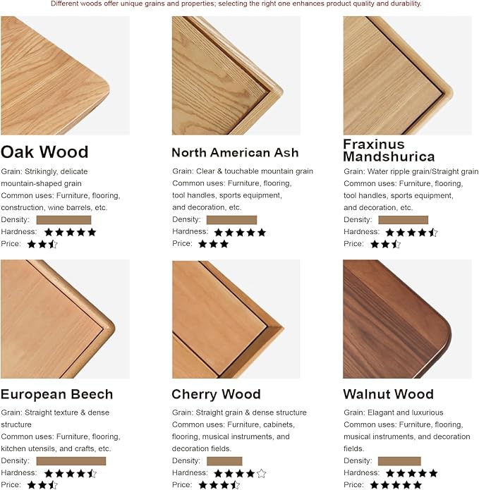 Oak Wood Coffee Table - 2-Tier Wooden Center Table for Living Room,Apartment, and Office, Farmhouse Rustic Rectangle Table, Easy Assembly,47 Inch