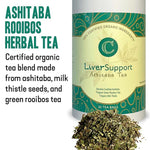Load image into Gallery viewer, Dr. Cowan’s Garden Organic Ashitaba Herbal Tea, 20 Tea Bags - Liver Detox Rooibos Tea Bags with Milk Thistle, Calming Liver Support &amp; Cleanse for Health and Well-Being, Ashitaba Herbs Grown in the USA