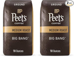Load image into Gallery viewer, Peet's Coffee, Medium Roast Ground Coffee - Big Bang 36 Ounces (2 Bags of 18 Ounces)