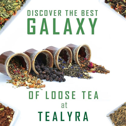Tealyra - Rooibos Roman Province - Red Bush - Lavender and Blueberries - Herbal Loose leaf Tea - Caffeine-Free - Relaxing Tea - All Natural - 110g (4-ounce)