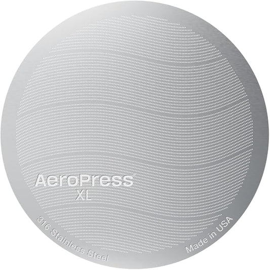AeroPress XL Stainless Steel Reusable Filter, Metal Filter, Premium 316 Stainless Steel Filter for AeroPress XL Coffee Maker, Washable, Earth-Friendly, 1 Pack, 1 Filter