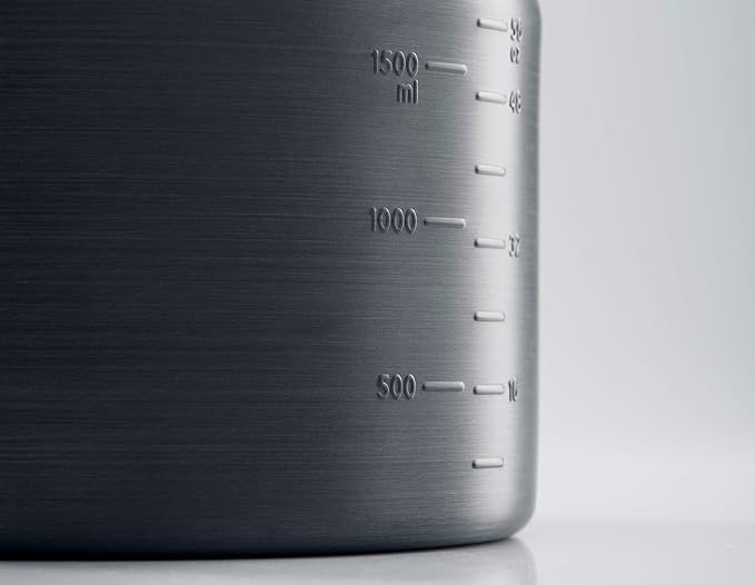 GSI Outdoors Halulite Tea Kettle, Ultralight Aluminum Camping Kettle, Durable, Fast-Boil for Backpacking, Hiking & Outdoor Cooking - 1.8 Liters