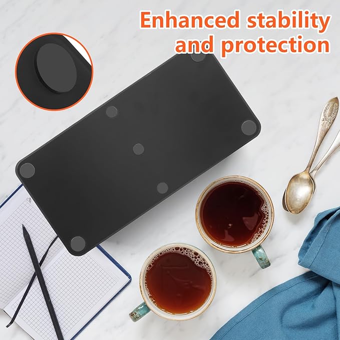 Espresso Knock Box with Storage – 3-in-1 Coffee Organizer & Espresso Tamping Station for 51mm, 53mm, 58mm Tamper – Non-Slip Base, Removable Knock Bin – Barista Accessories Holder for Espresso Machine