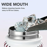 Load image into Gallery viewer, Baseball Water Bottle, 24 oz Insulated Stainless Steel Sports Bottle with Straw, Baseball Stuff Gifts for Boys