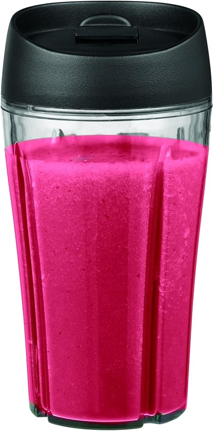 Oster Pro 1200 Smoothie Blender with Glass Jar & 24oz To-Go Cup, Countertop Kitchen Blender with 7 Speeds, 1200W Power, Brushed Nickel