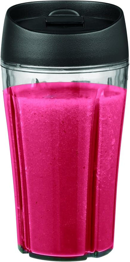 Oster Pro 1200 Smoothie Blender with Glass Jar & 24oz To-Go Cup, Countertop Kitchen Blender with 7 Speeds, 1200W Power, Brushed Nickel