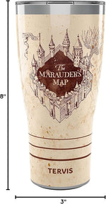 Load image into Gallery viewer, Tervis Traveler Harry Potter The Marauder's Map Triple Insulated Insulated Tumbler Travel Cup Keeps Drinks Cold &amp; Hot, 30oz, Stainless Steel