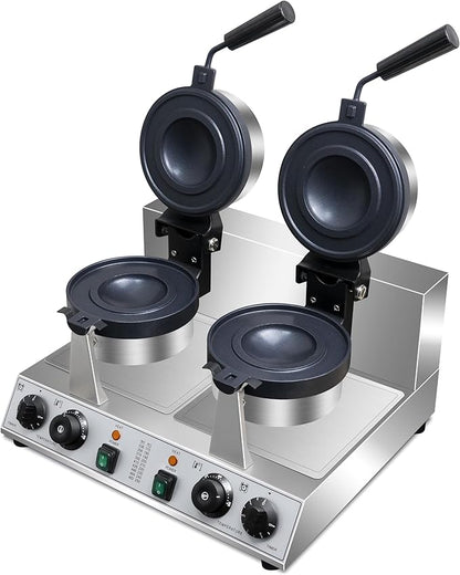 Ice Cream Burger Maker,double UFO Burger Maker,180°Rotating Ice Cream Filling Waffle Maker,Hamburger Waffle Maker Sandwich Press Non-stick Panini press waffle machine 2600W Gelato Panini Press machine