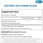 Load image into Gallery viewer, FreshDrinkUS, Premium 55 Tea Bags Blue Butterfly Pea Flowers, 100% Natural and Pure from Butterfly Pea Flowers, Made With Natural Material Tea Bag, No Sugar, No Caffeine, No Gluten, Vegan