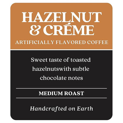 Copper Moon Medium Roast Whole Bean Coffee, Hazelnut & Cream Blend, 5 Lb