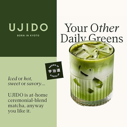 Ujido The Path of Zen Japanese Matcha Green Tea Powder Ceremonial Blend (2 oz)