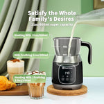 Load image into Gallery viewer, Maestri House Milk Frother, Variable Temp and Froth Thickness DualFro 600 Milk Frother Steamer, 21OZ Smart Touch Control Milk Warmer, Dishwasher Safe, Memory Function for Latte&amp;Hot Chocolate (Black)