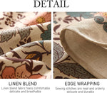 Load image into Gallery viewer, Designer Boho Floral Square Tablecloth,Linen Lotus Flower Pattern Colorful Indoor Table Cloth,Durable Decor Tablecloths for Dining Thanksgiving Kitchen Christmas,67"*67"-Hazel A