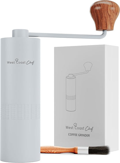 Manual Coffee Grinder - Manual Burr Grinder, Portable Coffee Grinder Manual - Espresso Hand Grinder Coffee - Manual Coffee Bean Grinder - Travel Coffee Grinder Hand Coffee Grinder Burr