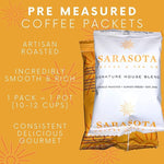 Load image into Gallery viewer, Ground Coffee | Gift Set Sampler Pack Variety Medium, Dark, &amp; Flavored Roast Low Acid Mold Free Pouches | Gourmet Bulk Packets | Highest Rated Individual Premeasured Powder Bags for 12 Cup Drip Maker