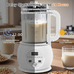 Load image into Gallery viewer, 10 in 1 Nut Milk Maker Hot Blender,51oz Homemade Soy, Almond,Oat,Plant Based,Baby Food Maker 20 Blades,Automatic Soybean Machine with 24H Delay Start/Keep Warm8H/Boil Water&amp;Auto Clean