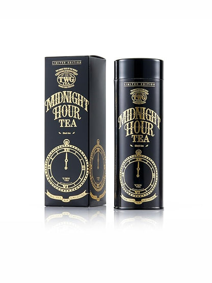 TWG Tea | Midnight Hour Tea | Black Tea | Lemongrass & Tropical Fruits | Haute Couture Tin, 100g | Gift Set