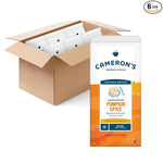 Load image into Gallery viewer, Cameron's Coffee Holiday Roasted Ground Coffee Bag, Flavored, Pumpkin Spice, 12 Ounce (Pack of 6)