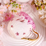 Load image into Gallery viewer, KAMMAK Coffee Mugs Ceramic Espresso Cups 16oz Porcelain Tea Cups Set of 2 Large Cappuccino Mugs with Handle Demitasse Mug for Hot Cocoa, Latte, Breakfast Cereal, Americano (Butterfly)