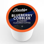 Load image into Gallery viewer, Brooklyn Beans Blueberry Cobbler Coffee Pods, Flavored Gourmet Pack, 40 Count - Compatible with Keurig 2.0 K Cup Brewers - Premium Quality, Rich and Smooth Taste, Single Serve Pods