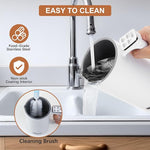 Load image into Gallery viewer, Milk Frother, 4 in 1 Milk Electric Milk Steamer, 500W 11.8oz/350ml Automatic Warm and Cold Foam Maker for Coffee,Latte, Cappuccino, Macchiato, Hot Chocolate, Silent Operation, White