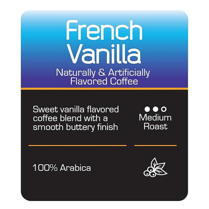 Roast Ridge Single Serve Coffee Pods for Keurig K-Cup Brewers, French Vanilla Blend, Medium Roast, 100 Count