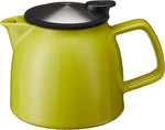 Load image into Gallery viewer, FORLIFE Bell Ceramic Teapot with Basket Infuser, 26-Ounce/770ml, Lime