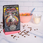 Load image into Gallery viewer, Bones Coffee Company Electric Unicorn, Fruity Cereal With Milk Flavored Coffee, Medium Roast Low Acid Arabica Beans Compatible with Auto drip and French Press Coffee Maker, 12 Oz Ground
