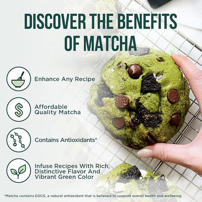 Jade Leaf Matcha Organic Japanese Matcha Green Tea Powder - Ingredient Grade (1 Pound Bulk Pouch)