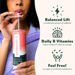 Load image into Gallery viewer, Marquis - Natural Energy Drink - Lemon Lavender - Sugar Free - 0 Calories - 100mg of Organic Plant Based Caffeine - Yerba Mate - Green Tea - Vitamin C &amp; B Vitamins - Vegan - 12 oz Cans - 12 Pack