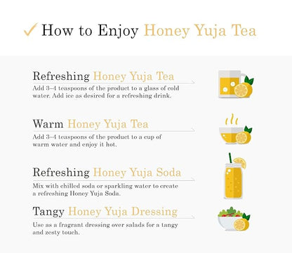 Damtuh Korean Honey Citron Tea 1.7lb (27.16 fl oz) – Traditional Yuzu Yuja Marmalade Preserve, Authentic Korean Fruit Honey Tea