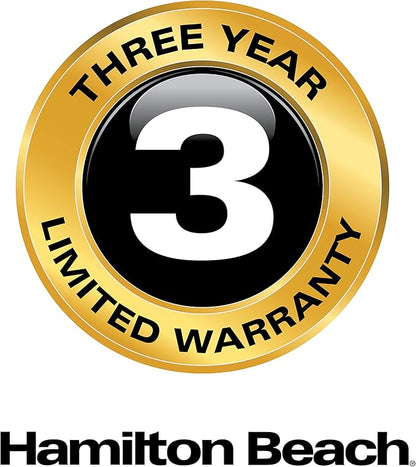 Hamilton Beach PowerMax Professional-Performance Blender for Shakes and Smoothies, Puree and Ice Crush, 48oz BPA-Free Glass Jar, 1680 Peak Watts, Stainless Steel Blades, Gray (58600J)