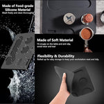 Load image into Gallery viewer, IKAPE Coffee Accessory Tool, Silicone Mat with Portafilter Holder, Espresso Tamping Station Mat, Distributor Food Safe &amp; Non-Slip 11.61''x8.54'' (GJ-MAT)