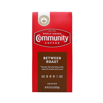 Community Coffee Between Roast Ground Coffee, Vacuum Packed 23 Ounce Bag (Pack of 1)