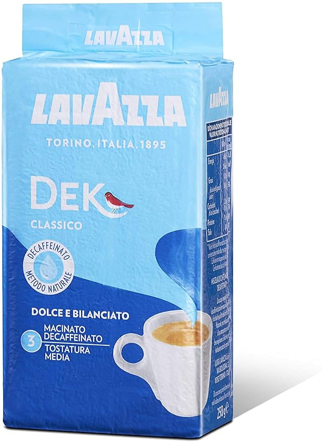Lavazza Caffe Decaffeinato Ground Coffee 250G