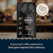 Organic Cold Brew Coffee Peru Reserve Single Origin Peruvian Coarsely Whole Bean - 5 lb. Bag - Medium Roast