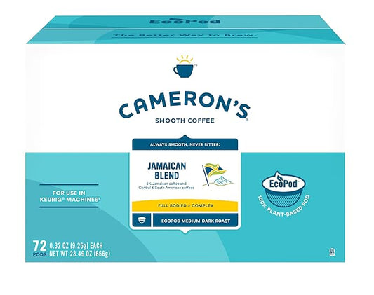 Cameron's Coffee Single Serve Pods, Jamaican Blend, 72 Count
