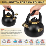 Load image into Gallery viewer, Tea Kettle for Stovetop, Food Grade Stainless Steel Water Kettle, Tea Pot for Home &amp; Kitchen, 3.1 Quart